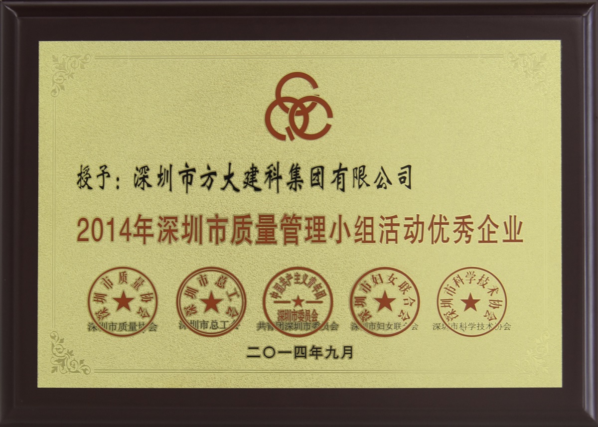 2014.09.29.2014�긣�ʱ�����QCCЧ��ѡ����������ҵ